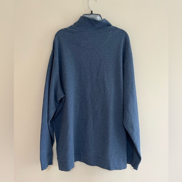 Vineyard Vines Dark Blue Performance Jersey 1/4 Zip Pullover Sweater, size 2XLT - Picture 3 of 6